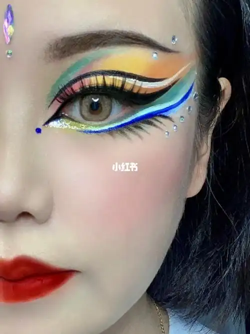 郑州舞台妆眼妆教程敦煌舞舞台妆