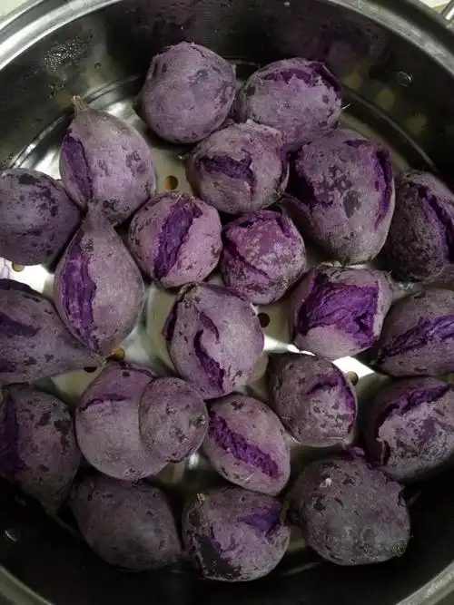 蒸紫薯