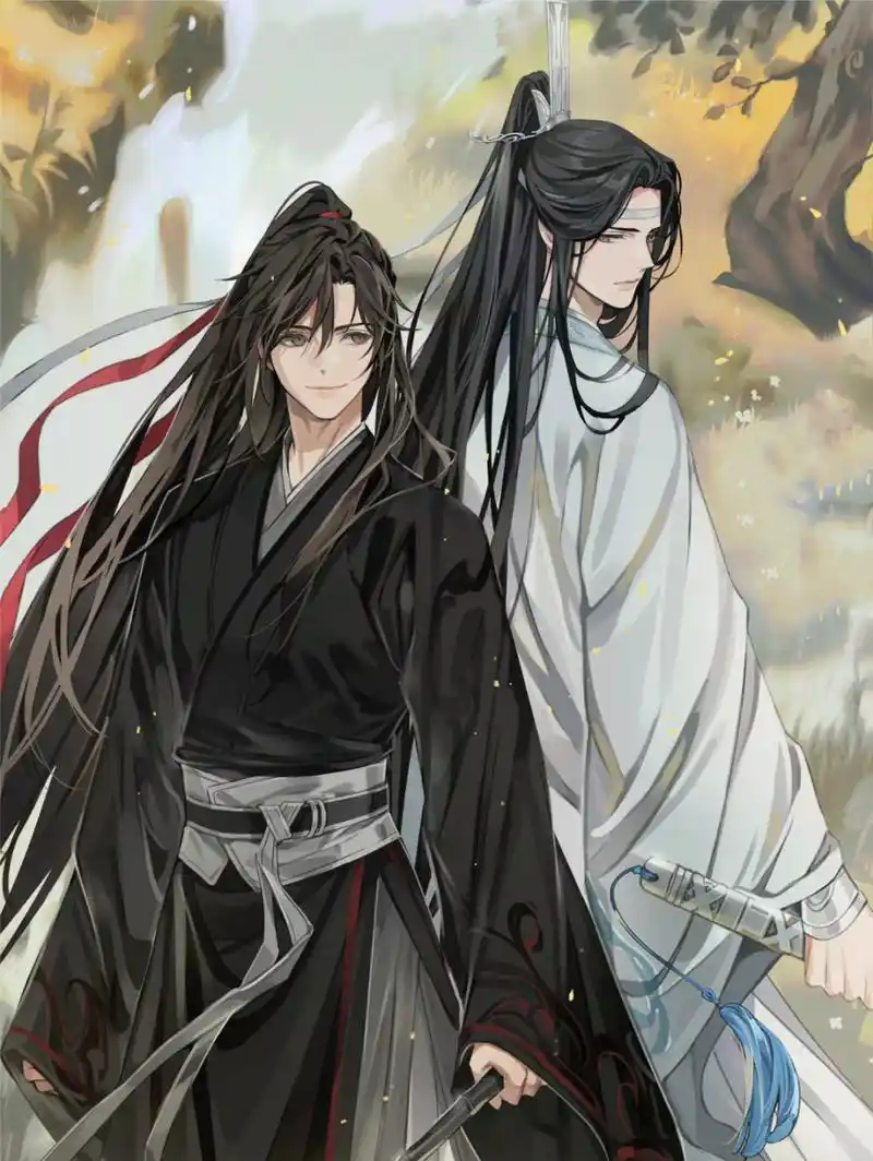 "深情不过蓝忘机,浪漫不过魏无羡"#魔道祖师