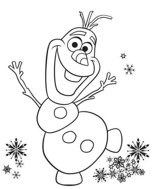 冰雪奇缘 女孩最爱 儿童 涂色 画画 直接打印