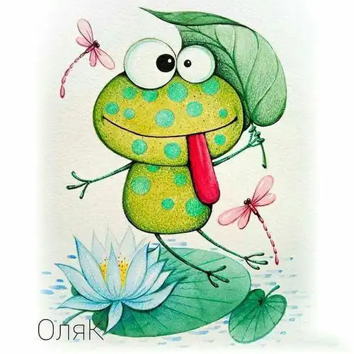 可爱的彩铅卡通小动物,每个小动物萌萌的,水溶彩铅更适合!