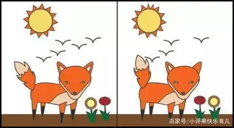 看图来找茬,对比相似的2张图片,聪明人几秒找出不同,你是吗?