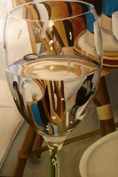 油画的玻璃质感表现