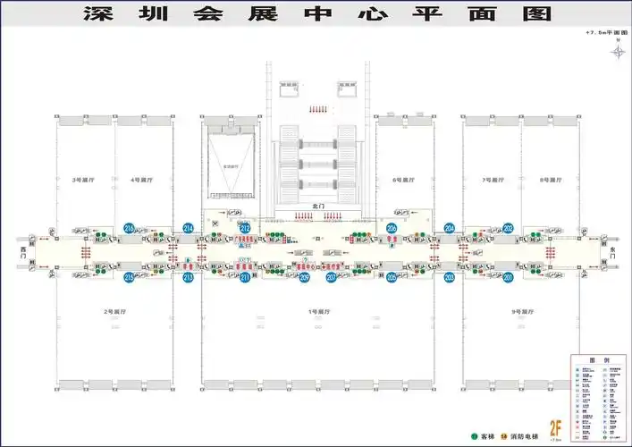 深圳会展中心平面图
