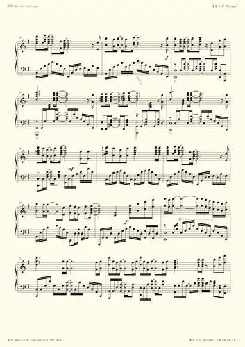 钢琴谱 - 四月是你的谎言ed2t叔版luu丶xiao扒谱