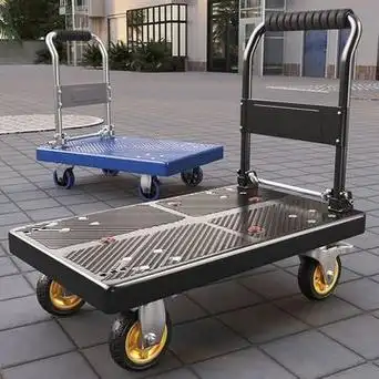 板车手推车小拉货拖折叠轻便携平搬运家用静音购物快递小拉代货热