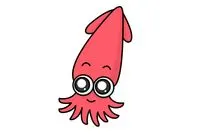 乌贼_简笔画图片大全