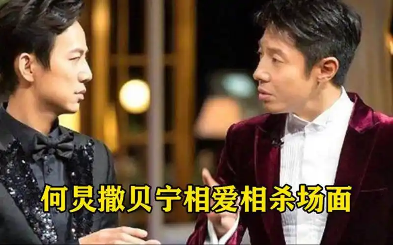 撒贝宁何炅2024元宵晚会同台 - 明星网