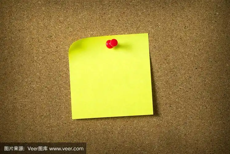 便签,黄色,空白的,留白,水平画幅