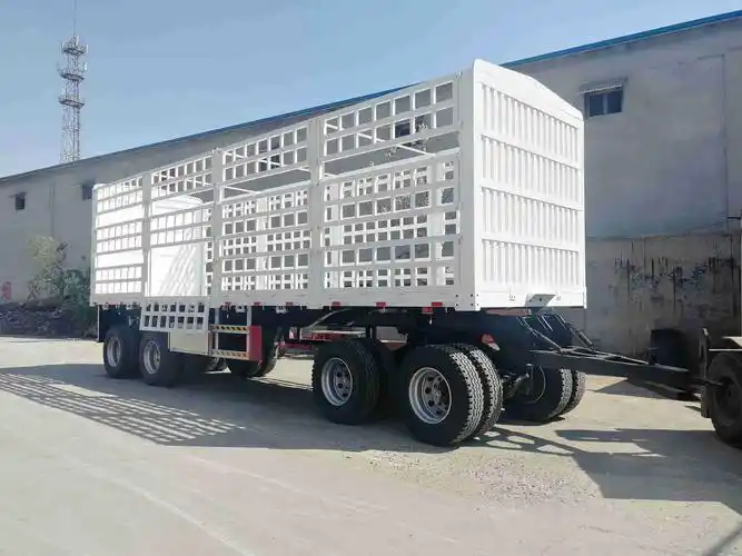 全挂车 牵引杆农用拖车 拖拉机牵引式拖车