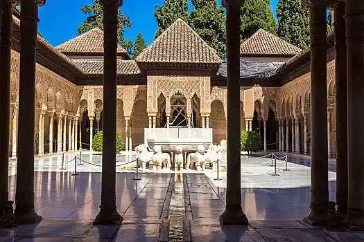 宫殿,狮子,阿尔罕布拉,狮子院,阿尔罕布拉宫,格拉纳达,西班牙
