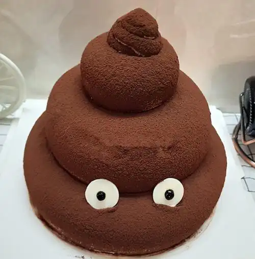 郑州创意巧克力搞怪生日蛋糕便便重口味生日蛋糕中原二七郑东同城
