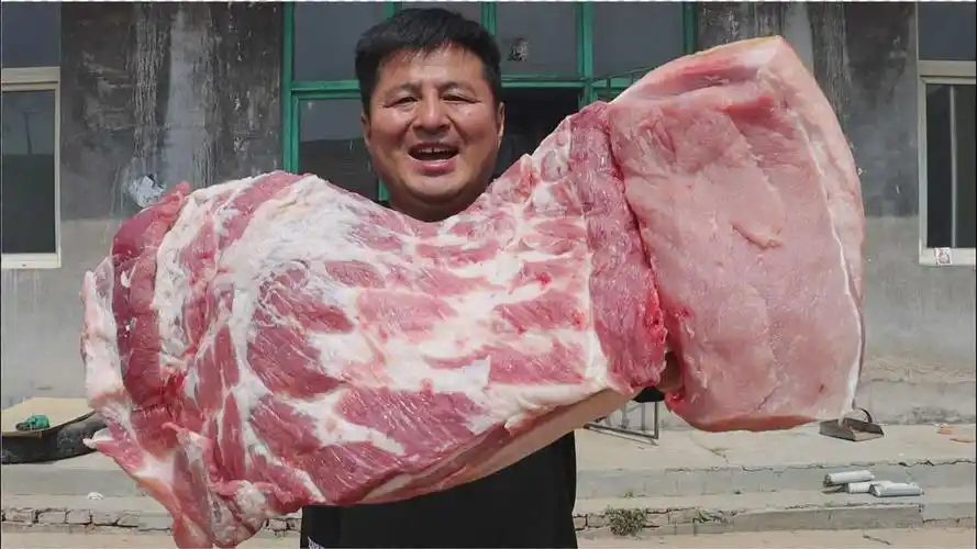 258元买了15斤五花肉,做个"毛氏红烧肉",入口即化,回味无穷