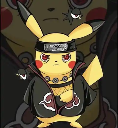 皮卡丘版火影忍者,艺术就是爆炸!皮卡丘