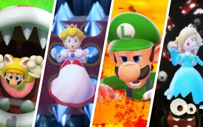 活动作品盘点超级马里奥3d世界64种死亡方式