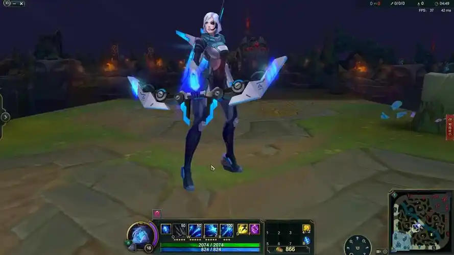 lol寒冰源计划皮肤展示3d视角意外发现e技能原来这么美