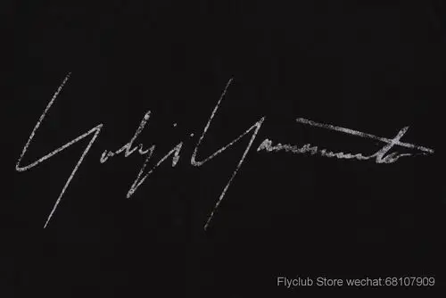 y-3/山本耀司 20ss限定款签名印花短袖