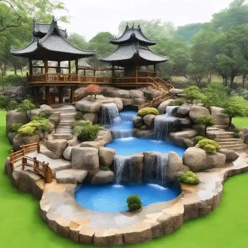 汉中大型塑石假山.#汉中大型塑石假山 #汉中大型护坡假山 # - 抖音