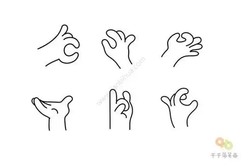 手怎么画简笔画图片(最简单