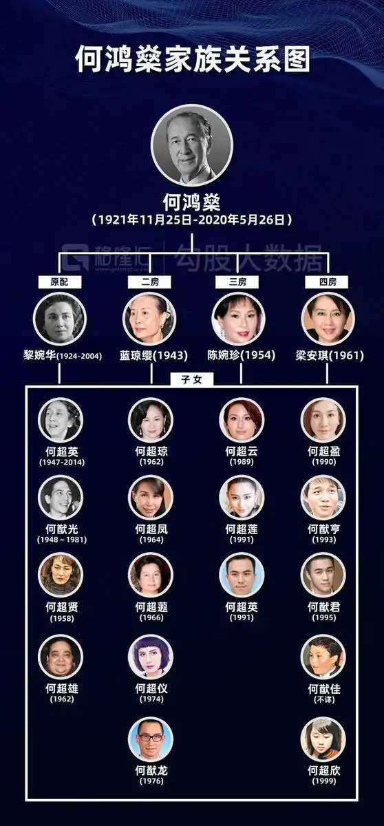 6%. 其中,何超琼曾被称为香港女首富,获封"赌