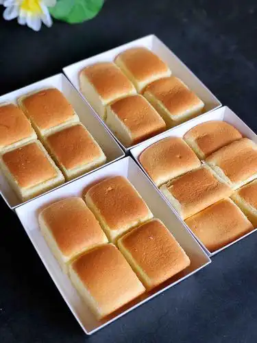 方块戚风蛋糕成品图