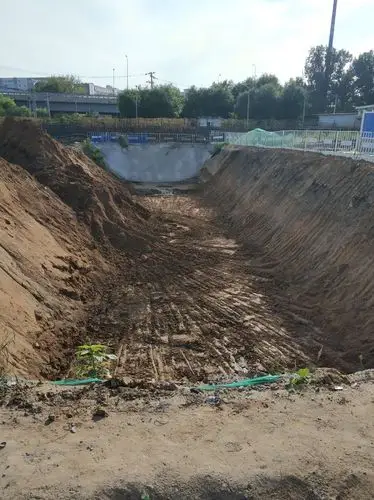 dk23 153框架涵基坑放坡