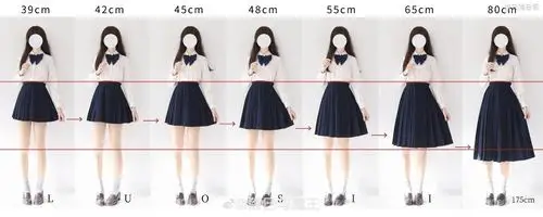 jk制服各身高裙长参考图鉴合集171175