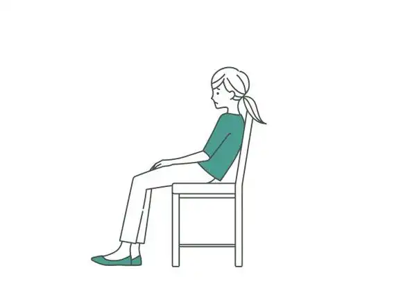 坐着 侧面插画图片_坐着 侧面插图_插画图片素材库-veer图库