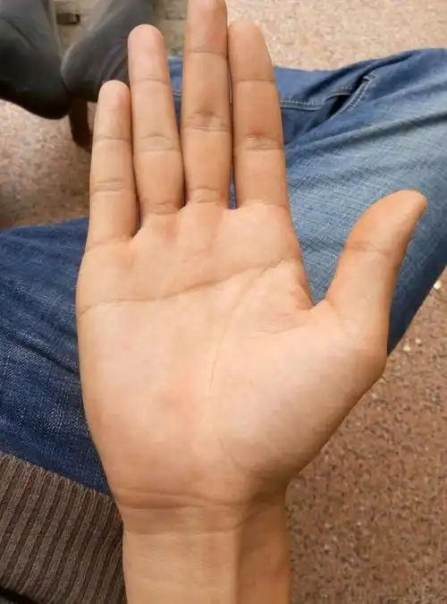 右手断掌的男人命运