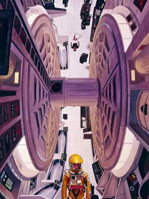 河》中缓缓流淌,庄严,肃穆中,是半个世纪以前人们所想象的未来世界