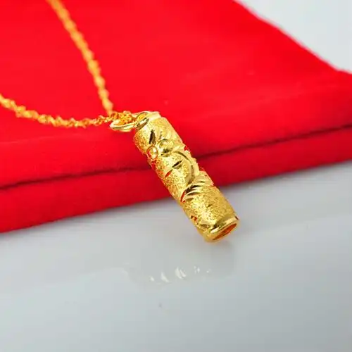 天鑫洋 999千足金吊坠 节节高 香水桶 4.212