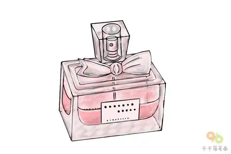 时尚香水简笔画