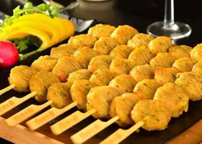 鸡肉汉堡串藤椒风味腿排滦平华都邀请您参加2019(第三届)亚洲调理食材