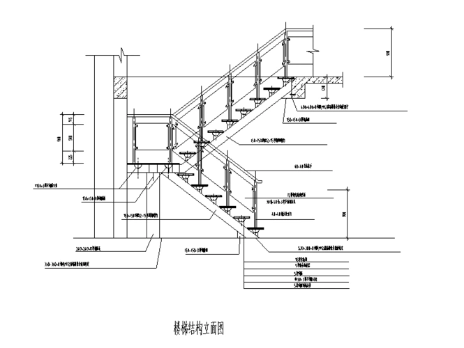 钢结构楼梯大样图-钢结构节点详图-筑龙结构设计论坛