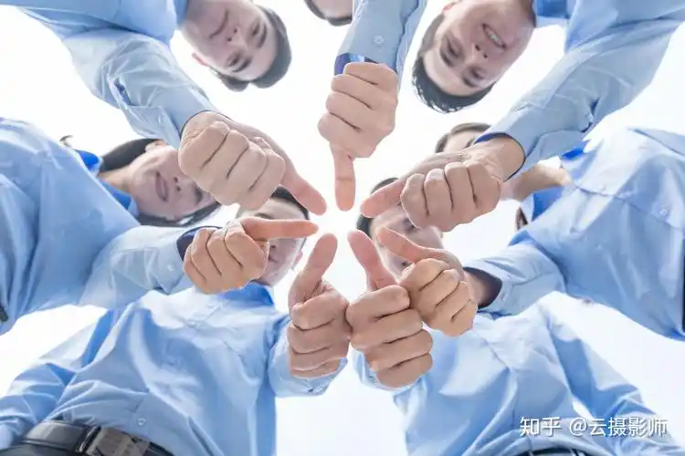 企业团队合影丨形象照拍摄技巧展示