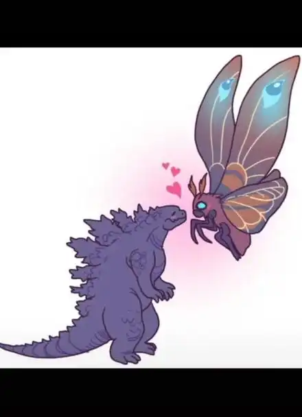 最后一张好像进错门了#哥斯拉 #可爱