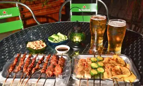 烧烤配啤酒