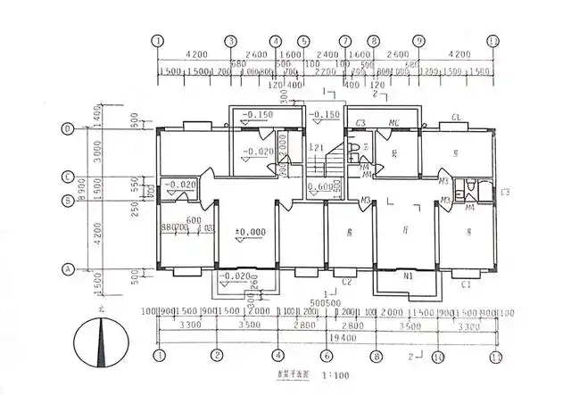 建筑总平面图,建筑平面图