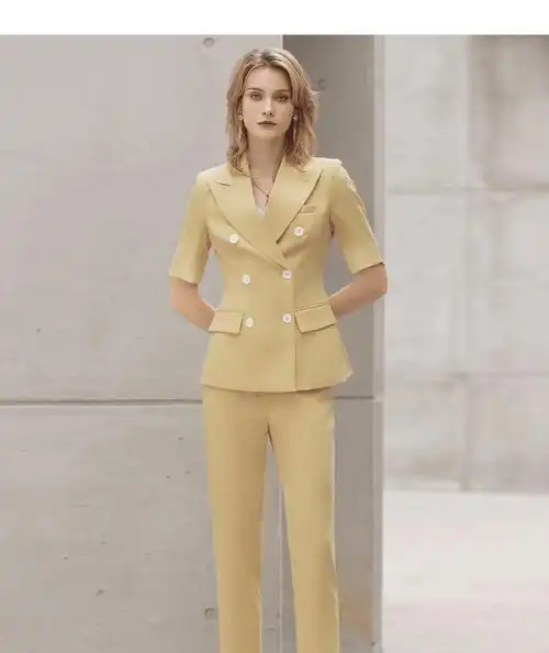 雨萌雅 女律师正装高端职业西服套装夏季气质职场职业装面试工作服