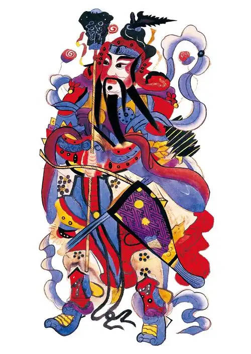 民间的门神画欣赏