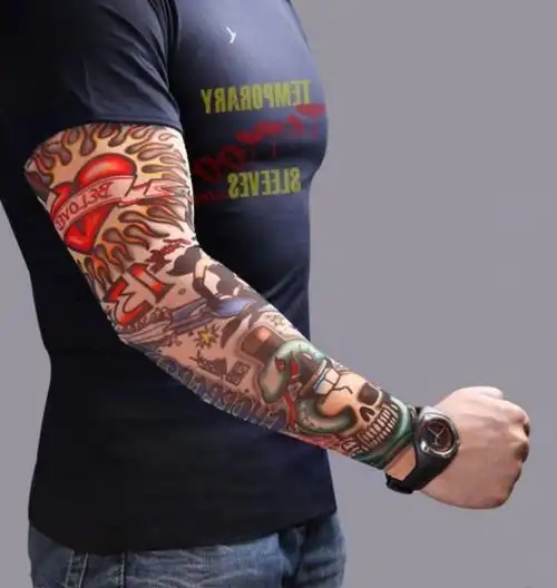 多款男性oldschool风格花臂纹身图案欣赏