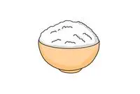米饭简笔画