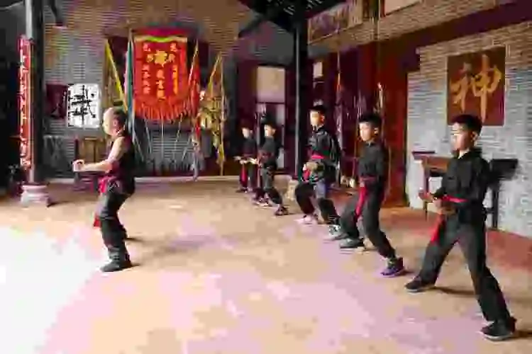 广州花都传承非遗洪拳