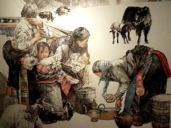 第十二届全国美展中国画作品展-人物画截图