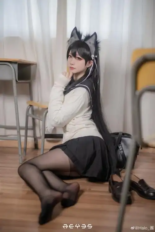 犬##少女写真##碧蓝航线爱宕cos##爱宕cos##爱宕犬jk服