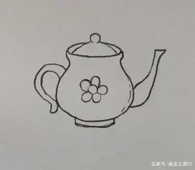 紫砂壶壶花纹简笔画