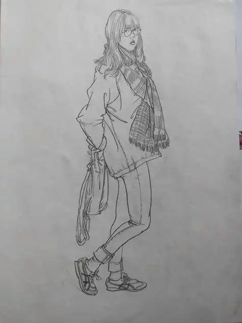 速写人物临摹图简单速写人物临摹图入门