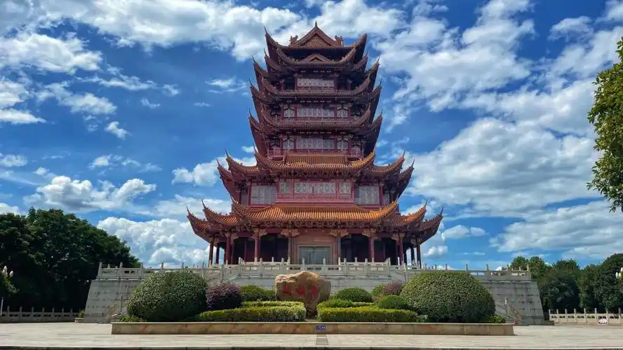 湖南郴州地标五岭阁