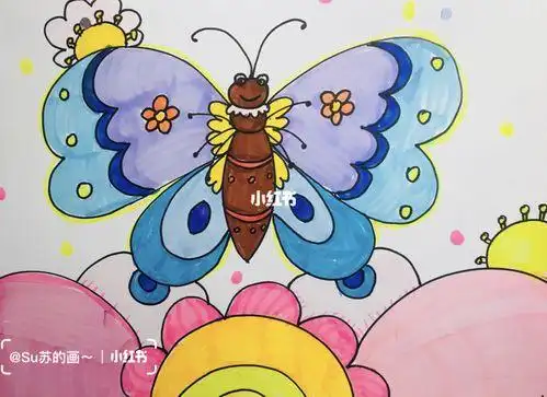 儿童画蝴蝶 儿童画蝴蝶怎么画简单又漂亮
