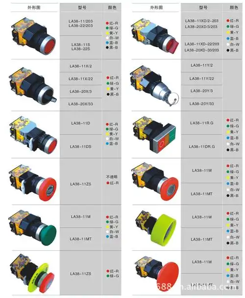 la38按钮开关图片,la38按钮开关图片大全,乐清市诚泰电器有限公司